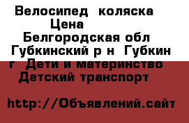 Велосипед  коляска  › Цена ­ 5 500 - Белгородская обл., Губкинский р-н, Губкин г. Дети и материнство » Детский транспорт   